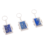 Зеркало брелок складное двухстороннее из натурального камня Лазурит Stone Mirrors варинант исполнения - 4 | Loft Concept в Барнауле