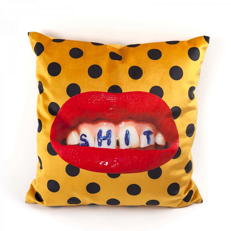 Подушка Seletti Cushion Shit Toiletpaper Желтый Подушка Seletti Cushion Shit Toiletpaper Желтый в Барнауле | Loft Concept