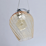 Подвесной светильник со стеклянном плафоном в форме бокала Kaleido варинант исполнения - 4 | Loft Concept в Барнауле