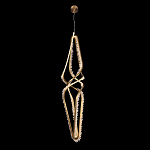 Подвесной светильник с декоративными элементами в виде кристаллов Smooth Shine варинант исполнения - 1 | Loft Concept в Барнауле