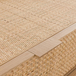 ТВ-тумба с плетеным декором Buckley Wicker TV Stand варинант исполнения - 5 | Loft Concept в Барнауле