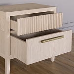 Прикроватная Тумбочка Primo с двумя ящиками Светлый дуб варинант исполнения - 6 | Loft Concept в Барнауле