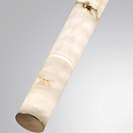 Подвесной светильник с плафоном в форме цилиндра из алебастра Cryptocrystalline Stone варинант исполнения - 5 | Loft Concept в Барнауле