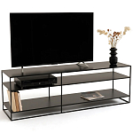 ТВ-тумба стальная с полками Chad TV-Stand варинант исполнения - 2 | Loft Concept в Барнауле