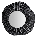 Зеркало в фактурной черной раме в современном стиле Black Maelstrom варинант исполнения - 1 | Loft Concept в Барнауле