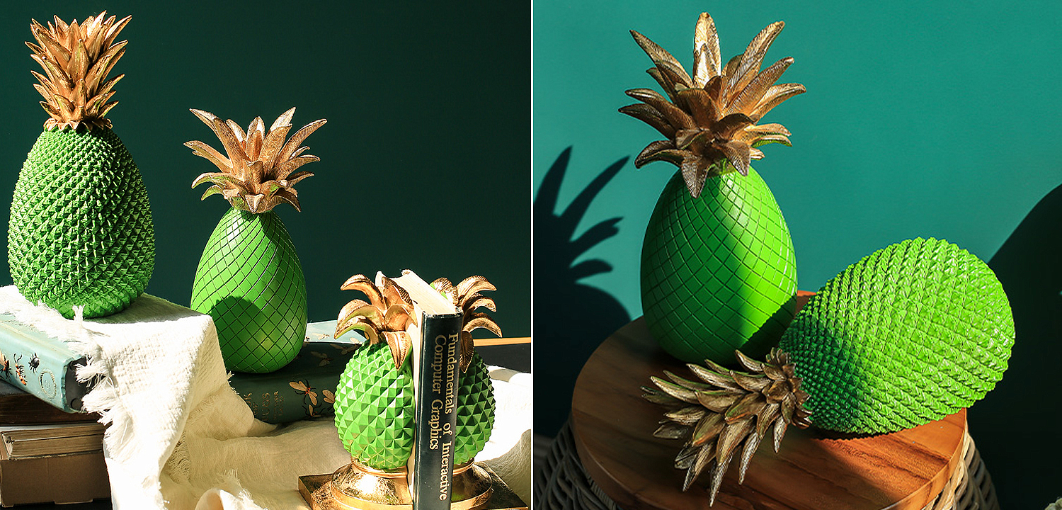 Статуэтка Gold and Green Pineapple Статуэтка Gold and Green Pineapple - Loft-Concept в Барнауле