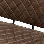 Стул с темно-коричневой обивкой из экокожи Benderson варинант исполнения - 8 | Loft Concept в Барнауле