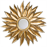 Зеркало-солнце с золотыми с лучами Rays of Peace варинант исполнения - 1 | Loft Concept в Барнауле