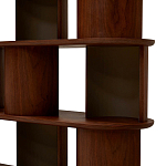 Стеллаж Zacharie Brown Wood Rack варинант исполнения - 4 | Loft Concept в Барнауле