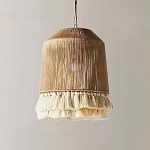 Люстра круглая плетеная с кисточками Small Solar Glow варинант исполнения - 2 | Loft Concept в Барнауле