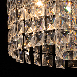 Потолочный светильник круглый с прозрачными подвесками Lunet варинант исполнения - 16 | Loft Concept в Барнауле