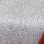 Постельное белье серого цвета с рисунком 200х220 см Blossom Essence варинант исполнения - 4 | Loft Concept в Барнауле