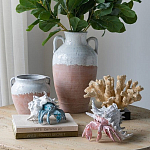 Статуэтка голубой рак с белой раковиной Marine Accessories варинант исполнения - 7 | Loft Concept в Барнауле