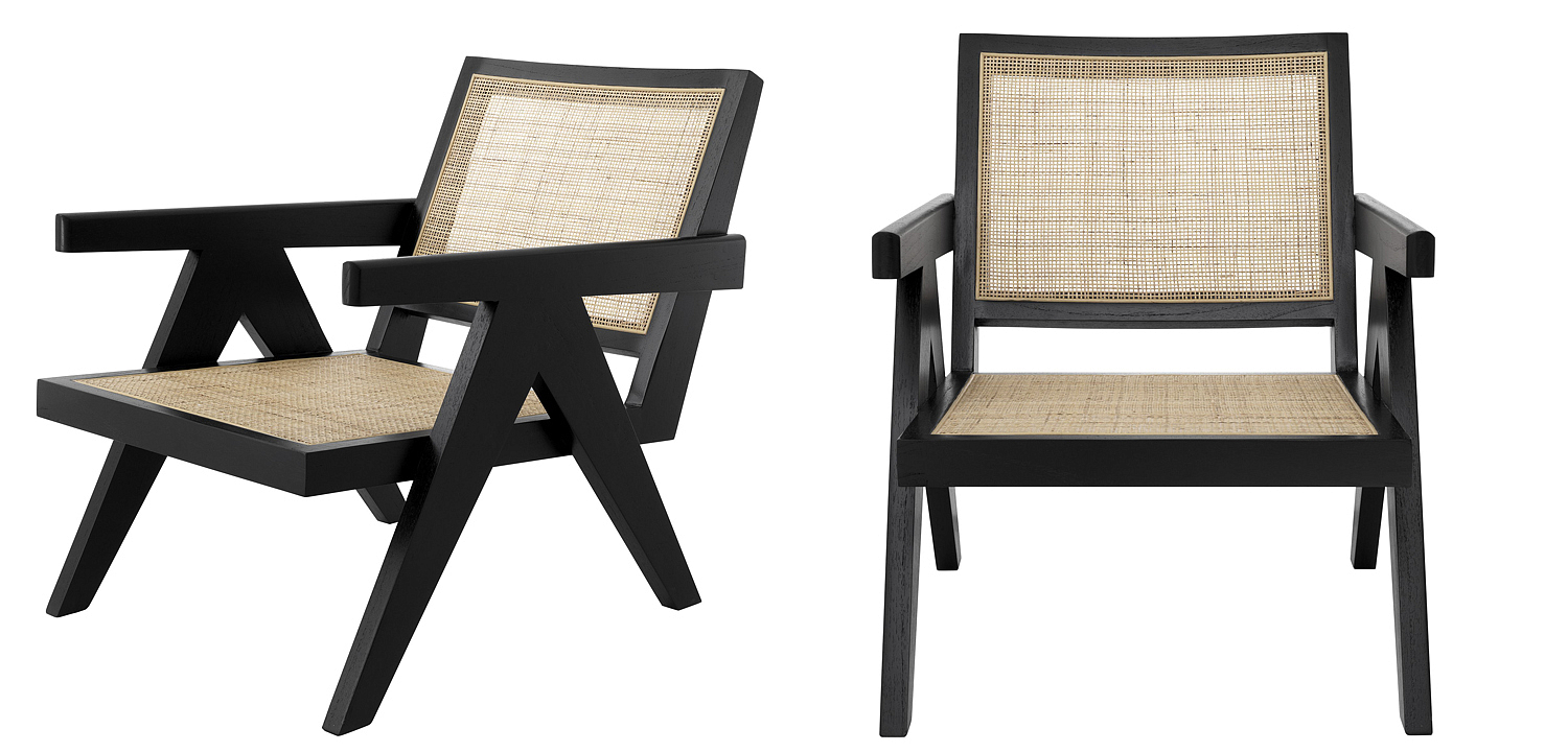 Кресло Eichholtz Chair Aristide black Кресло Eichholtz Chair Aristide black - Loft-Concept в Барнауле