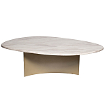 Стол журнальный овальный с контрастным основанием Subsequence варинант исполнения - 2 | Loft Concept в Барнауле