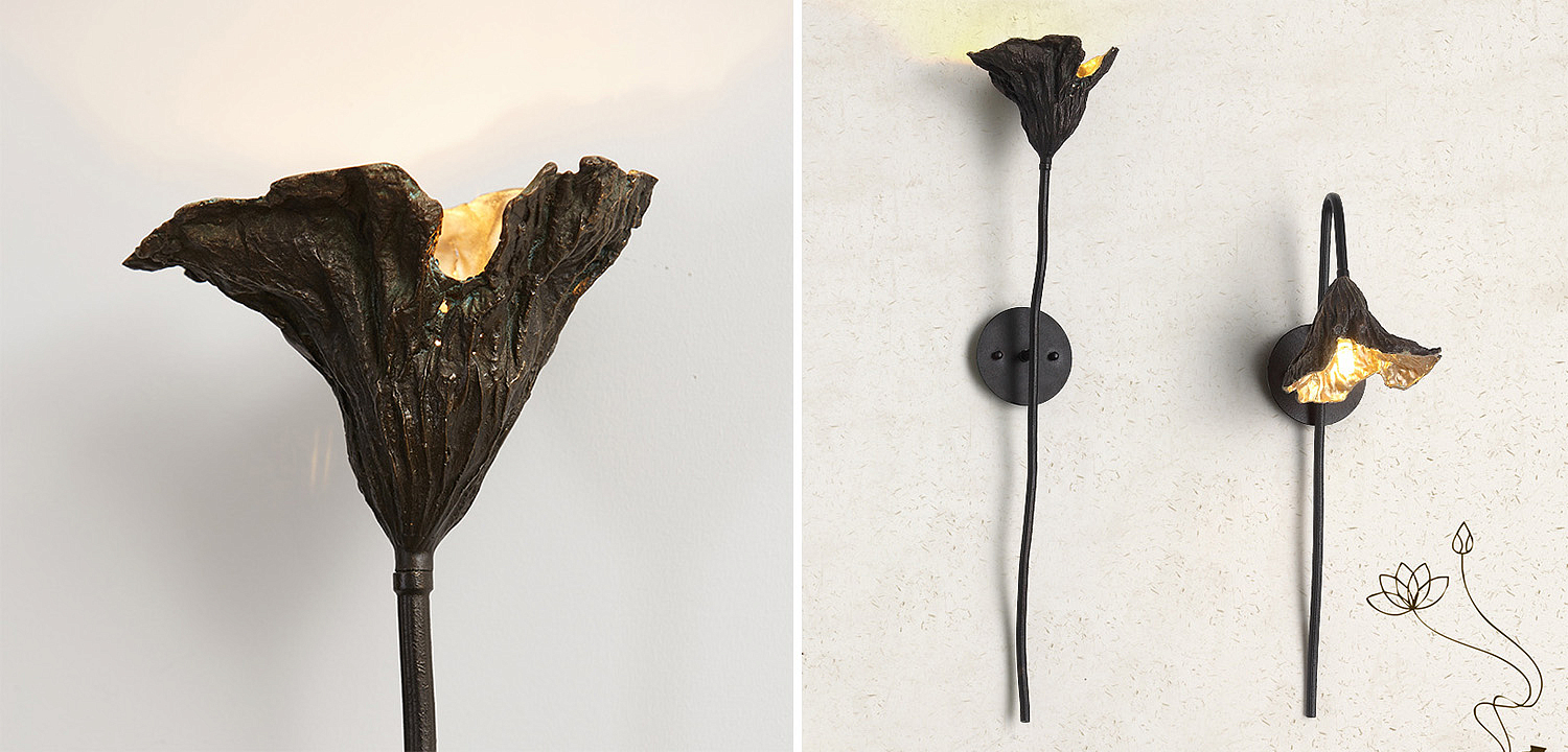 Настенный светильник Увядший Лотос Withering Lotus Lamp II Настенный светильник Увядший Лотос Withering Lotus Lamp II - Loft-Concept в Барнауле