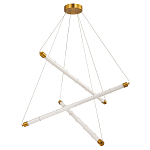 Светодиодная люстра Trumpet Tube Brass  варинант исполнения - 2 | Loft Concept в Барнауле