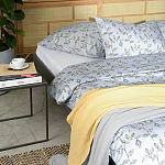 Постельное белье из сатина с рисунком 200х220 см Aurora Allure Sprout варинант исполнения - 4 | Loft Concept в Барнауле