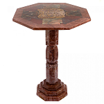 Кофейный стол из натуральных камней Лемезит и Яшма Natural Stone Tables варинант исполнения - 9 | Loft Concept в Барнауле