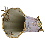 Декоративная ваза из фарфора с бронзовыми вставками Eden Garden варинант исполнения - 2 | Loft Concept в Барнауле