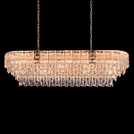 Люстра овальная с каскадом из прозрачного хрусталя Constant Sparks варинант исполнения - 1 | Loft Concept в Барнауле
