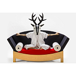 Дизайнерский диван с двумя подушками-валиками Poltronova Mitzi Sofa варинант исполнения - 9 | Loft Concept в Барнауле