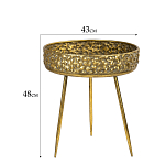 Столик дизайнерский Coth of gold варинант исполнения - 8 | Loft Concept в Барнауле
