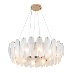 Люстра Mont Saint-Michel Золотая с Рельефным Стеклом варинант исполнения - 1 | Loft Concept в Барнауле