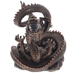 Декоративная статуэтка Дракон Фуцанлун Fuzanglong Dragon Brown Statuette варинант исполнения - 3 | Loft Concept в Барнауле