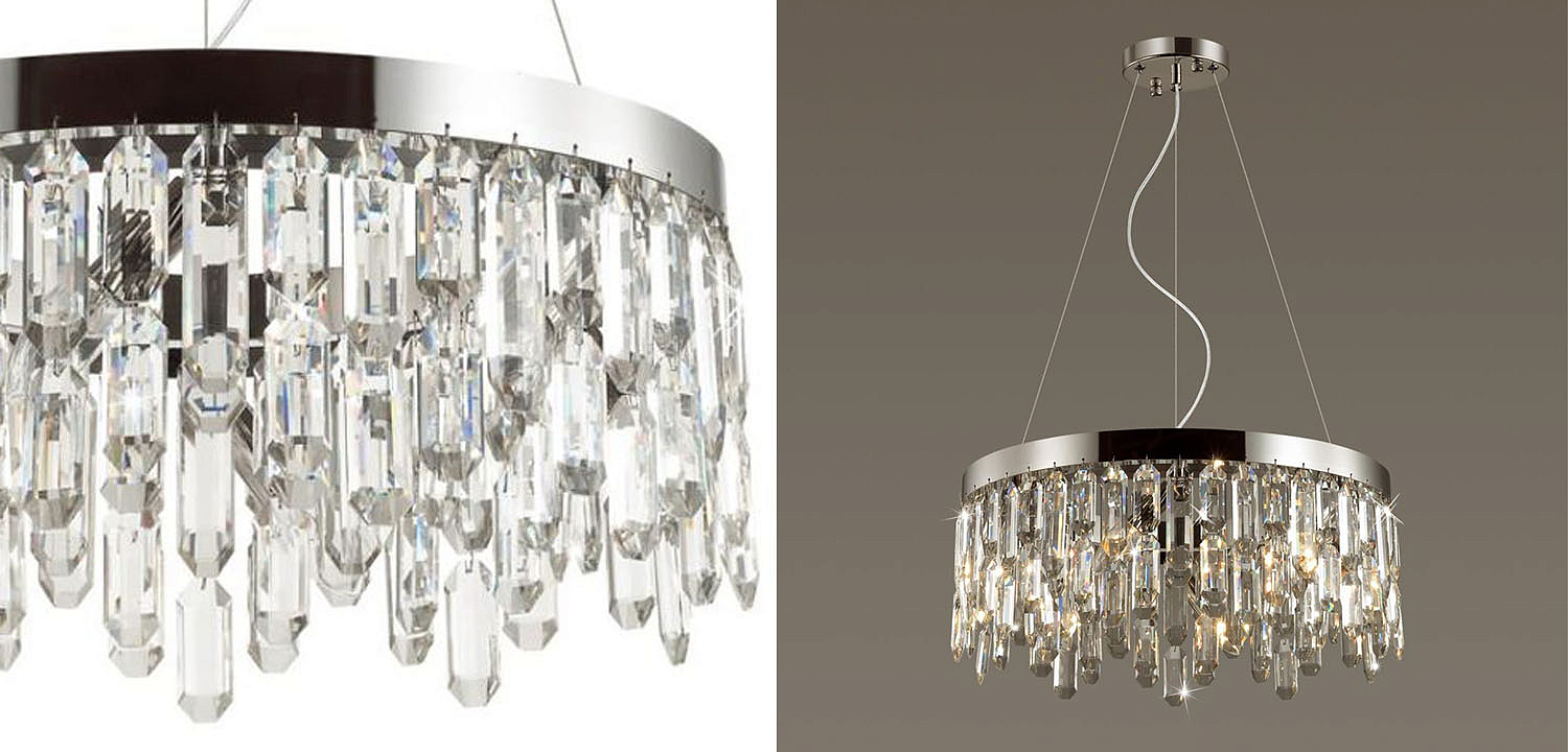 Люстра Crystal Polyhedrons Round Chrome Люстра Crystal Polyhedrons Round Chrome - Loft-Concept в Барнауле