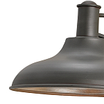 Бра настенное с куполообразным плафоном на регулируемом кронштейне Gray Horizon  варинант исполнения - 1 | Loft Concept в Барнауле