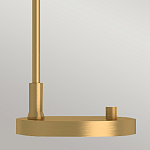 Настольная лампа с конусообразным плафоном и внутренней частью золотого цвета Alora Mood варинант исполнения - 7 | Loft Concept в Барнауле