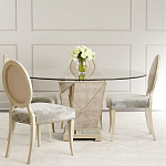 Стол обеденный круглый на зеркальном основании Spectacular Table варинант исполнения - 1 | Loft Concept в Барнауле