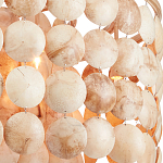 Люстра с каскадом из круглых декоративных элементов Texture Discs варинант исполнения - 1 | Loft Concept в Барнауле