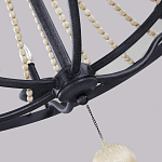 Люстра с 6-ю лампами и кремовыми деревянными бусинами Feiss варинант исполнения - 5 | Loft Concept в Барнауле