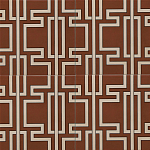 Дизайнерская плитка с узором Лабиринт варинант исполнения - 1 | Loft Concept в Барнауле