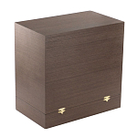 Часы настольные из натурального камня Малахит с декором в виде орла в подарочной коробке Eagle Stone Clock варинант исполнения - 5 | Loft Concept в Барнауле