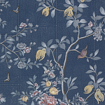 Обои ручная роспись Houghton Dark Blue варинант исполнения - 1 | Loft Concept в Барнауле