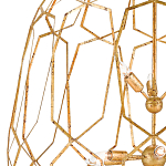 Люстра овальная с переплетенными ромбами Large Scale Artwork варинант исполнения - 1 | Loft Concept в Барнауле