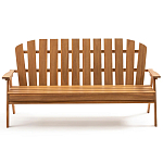 Садовая скамья из массива акации Ruth Wooden Bench варинант исполнения - 1 | Loft Concept в Барнауле