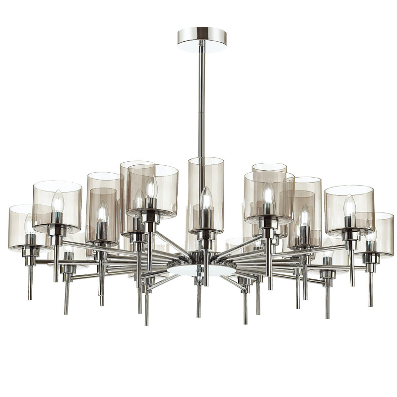 Люстра AXO Light Spillray Chromium Lamps 20 Хром Дымчатый (Smoke) Люстра AXO Light Spillray Chromium Lamps 20 Хром Дымчатый (Smoke) в Барнауле | Loft Concept