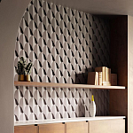 Гипсовая 3D Панель DRAGON SCALE - C варинант исполнения - 1 | Loft Concept в Барнауле