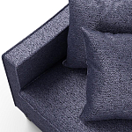 Мебельная ткань Шенилл синий цвет 138 см T4-33 варинант исполнения - 2 | Loft Concept в Барнауле