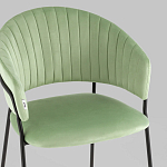 Стул в велюре фисташкового цвета Horizon варинант исполнения - 6 | Loft Concept в Барнауле
