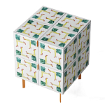 Тумба  с рисунком Short Pina Colada Orange варинант исполнения - 2 | Loft Concept в Барнауле