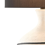 Настольная лампа фактурная с черными круговыми линиями на корпусе Recess варинант исполнения - 1 | Loft Concept в Барнауле