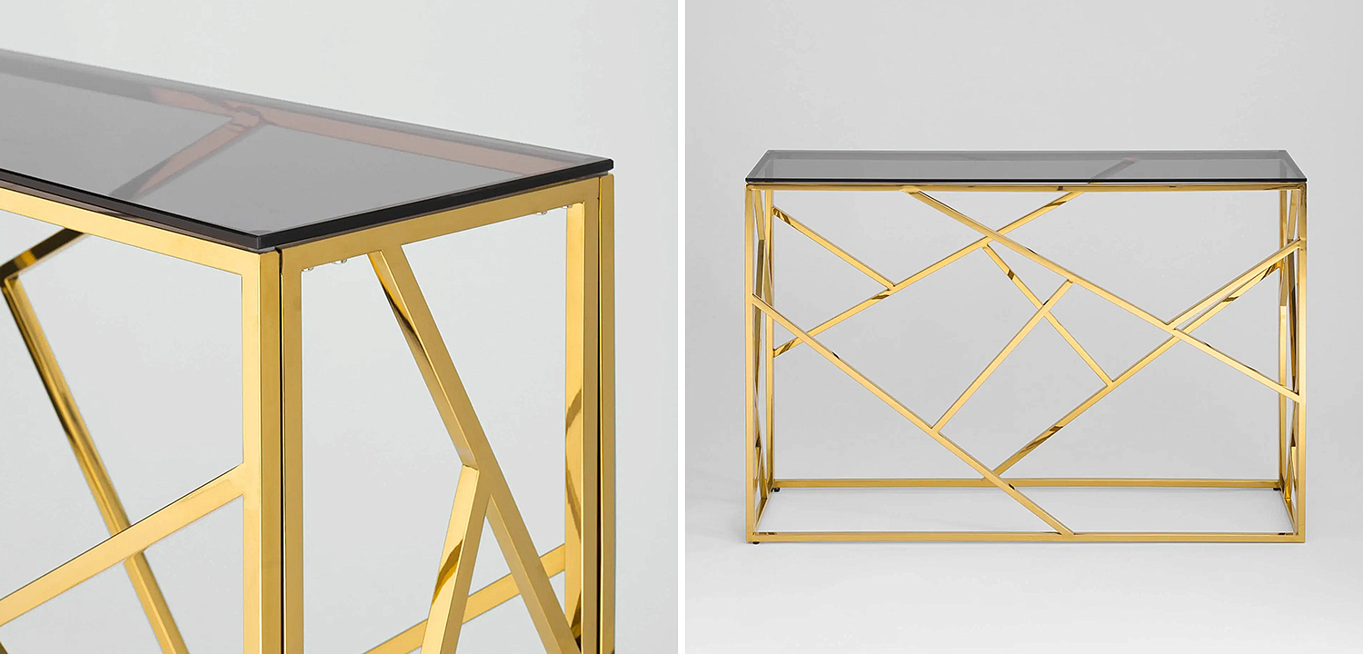 Консоль Geometry Serene Phoenix Gold Консоль Geometry Serene Phoenix Gold - Loft-Concept в Барнауле