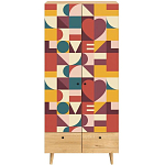 Шкаф с принтом The rebus of love варинант исполнения - 2 | Loft Concept в Барнауле