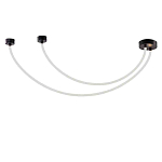 Подвесной светильник с двойными световыми дугами  Luke Lampco Tracer Lamp варинант исполнения - 1 | Loft Concept в Барнауле