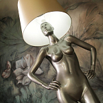 Лампа MANNEQUIN LAMP с абажуром руки на талии варинант исполнения - 9 | Loft Concept в Барнауле
